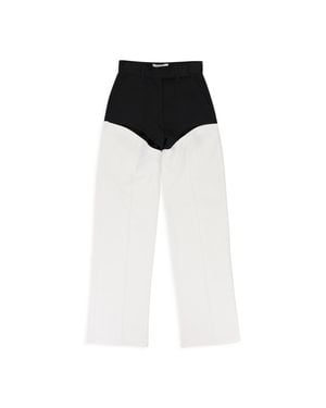 Rhude Cut Out Moto Straight Pants - Black