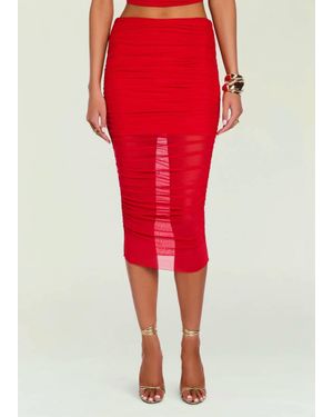 SER.O.YA Maja Midi Skirt - Red