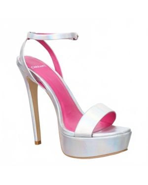 Carrano Nancy High Heel Dress Platform Sandals - Pink