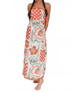 One And Only Collective Ulyssa Strapless Dress - White