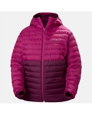 Helly Hansen Banff Hooded Plus Sized Insulator Jacket - Purple