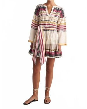 Pearl & Caviar Serifos Mini Dress - Multicolor