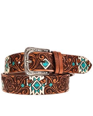 Hooey Dyani Aztec Ladies Belt - Brown