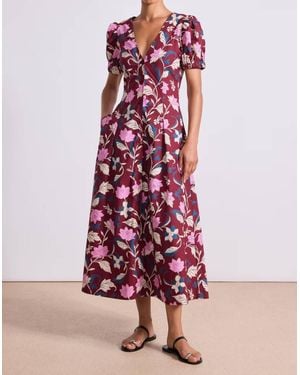 Apiece Apart Dia Button Up Maxi Dress - Pink