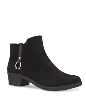 Ulan Waterproof Dress Booties - Black