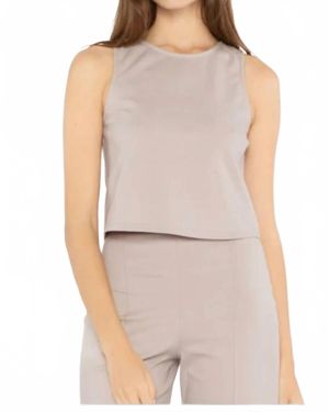 Ripley Rader Ponte Knit Tank - Gray