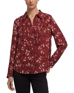 NYDJ Tuxedo Blouse - Red