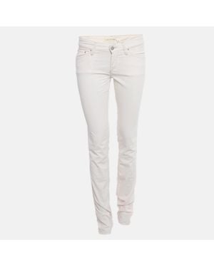 Isabel Marant Etoile Corduroy Skinny Fit Jeans - White
