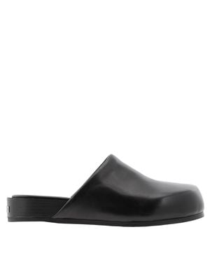 Ferragamo Ferragamo Felicya Leather Slip-On Loafers, Size 7 C - Black