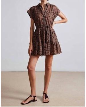 Apiece Apart Anita Sleeveless Mini Dress - Brown