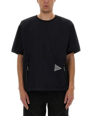 and wander Pertex" T-Shirt - Black