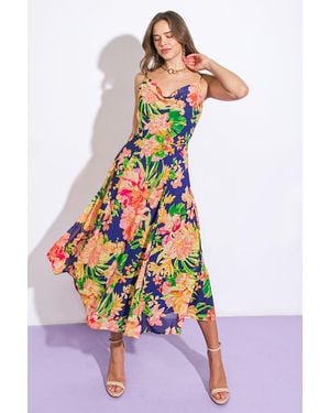 TRUEDAMES Sweetest Soul Woven Midi Dress - White