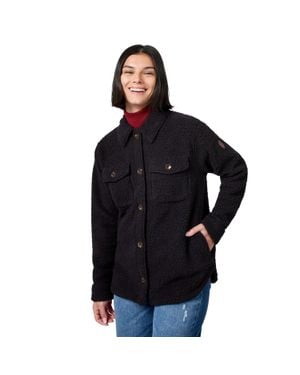 Free Country High Pile Shacket - Black