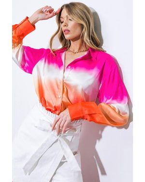 TRUEDAMES Remember This Feeling Woven Top - Pink