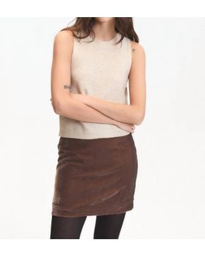 DELUC Angel Knit Top - Brown