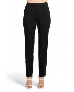 ecru Houston Trouser With Pick Stitch - Black
