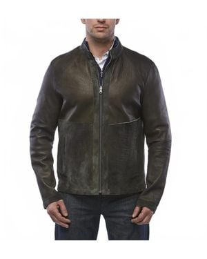 Lusso Beni Jericho Bomber Jacket - Black