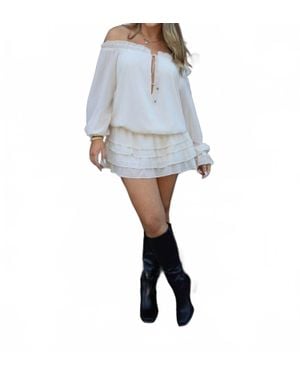 Sky To Moon Suzu Ruffle Romper - Blue
