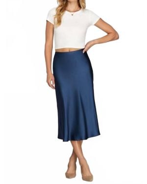 She + Sky Carson Skirt - Blue