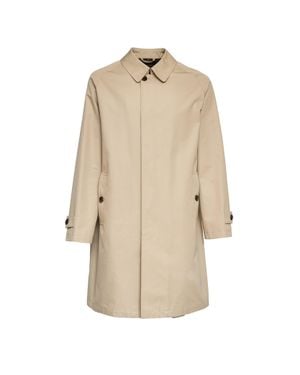 Sealup Monforte Single Breasted Regular Trench Coat - Natural