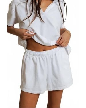 PERFECTWHITETEE The Liz Pull On Short - White