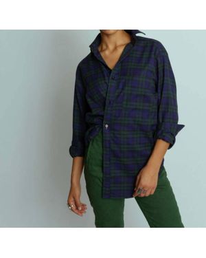Wearcisco Plaid Flannel Top - Blue