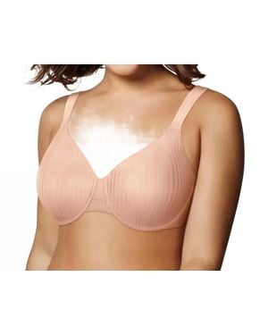 Playtex All Over Smoothing Seamless Full-Coverage Underwire T-Shirt Bra - Black