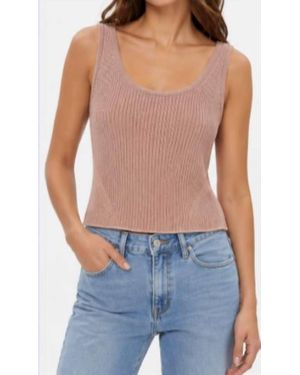 Splendid Wool Cashmere Lyr Tank - Blue