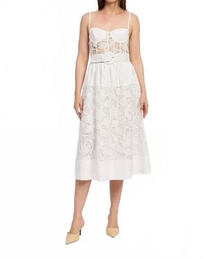 En Saison Marisol Midi Dress - White