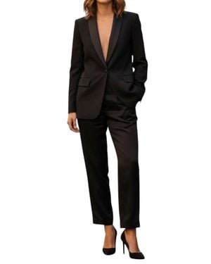 Antonelli Pandolce Shawl Collar Blazer - Black