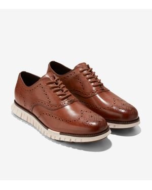 Cole Haan Zerã¸Grand Remastered C39602 Oxford 8.5W Dress Shoes Ver1530 - Brown