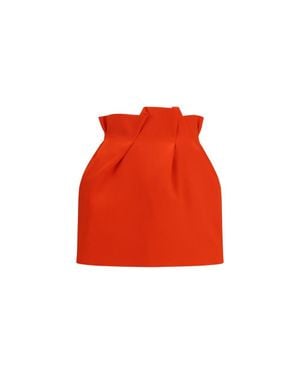 Magda Butrym Silk Mini Skirt - Red