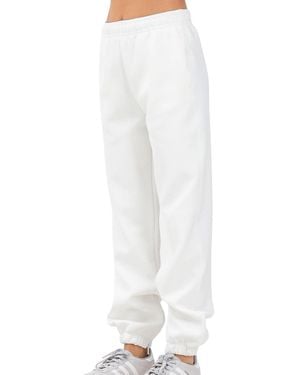 Lacoste Relaxed Fit Tracksuit Pants With Elasticated Waistband - White