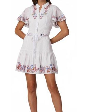 Shoshanna Cowden Mini Dress - White