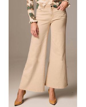 NIC+ZOE Joyride Boot Flare Jeans - Natural