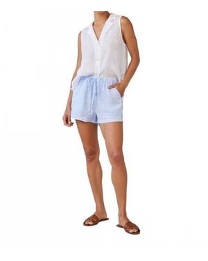 Bella Dahl Linen Pocket Short - White