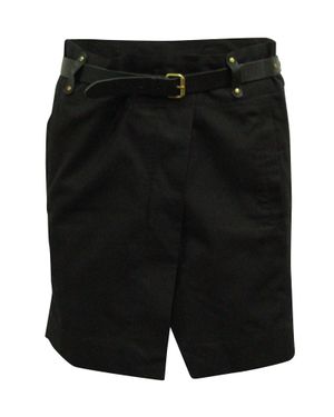 Isabel Marant Wrap Skirt With Belt - Black