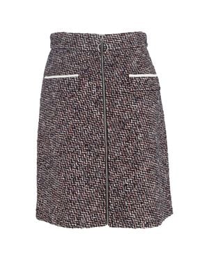 Maje Jiberty Tweed Mini Skirt - Multicolor