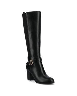 Journee Collection Journee Avalonn Knee High Wide-Calf Dress Boots - Black