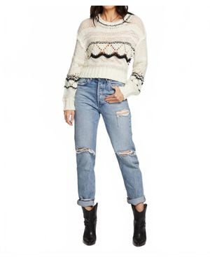 Saltwater Luxe Long-Sleeve Heidi Sweater - Blue