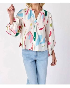 CROSBY BY MOLLIE BURCH Livie Top - Blue