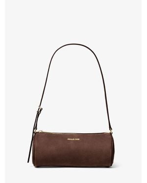 Michael Kors Outlet Ashton Small Barrel Pochette - Brown
