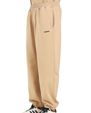 Barrow Relaxed Fit Cotton Sweatpants - Natural