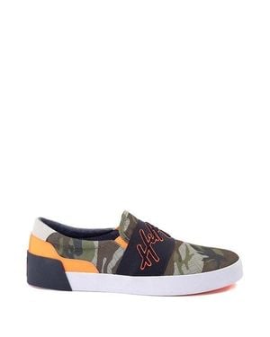 Tommy Hilfiger Realist Sneakers Slip On Casual Shoes Htat1373 - Blue