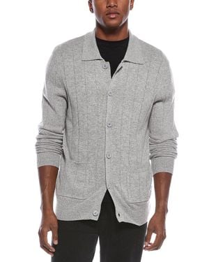 Kier + J Kier + J Wool & Cashmere-Blend Cardigan - Gray