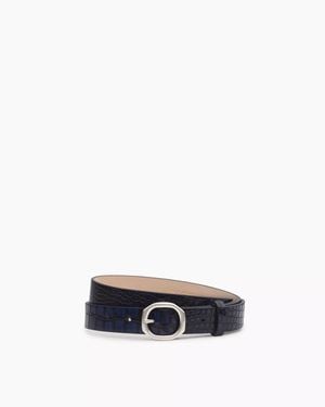 Rag & Bone Mini Audrey Leather Belt - White