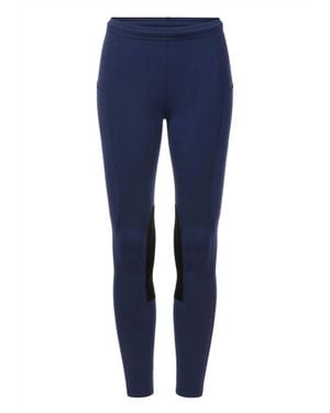 Kerrits Kid's Performance Knee Patch Tight With Pocket - Blue