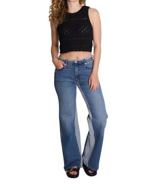 DAILY BLUE Virgo Wide Leg Jeans - Blue