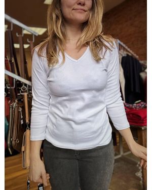Necessitees V-Neck T-Shirt - Gray
