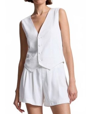 A.L.C. Maxine Sleeveless Vest - White